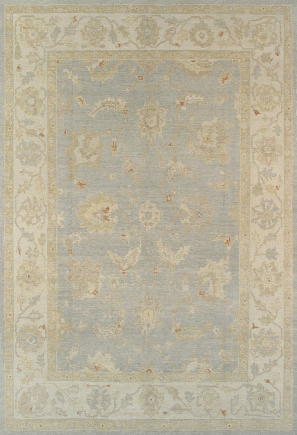 Pasargad Antique Oushak Collection Purple Lamb's Wool Area Rug PB-102 9X13-PASARGAD