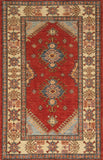Pasargad Vintage Kazak Collection Red Lamb's Wool Area Rug 044076-PASARGAD