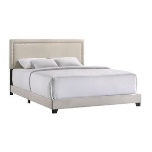 Intercon Zion Modern Upholstered King Bed UB-BR-ZONKNG-FOG-C UB-BR-ZONKNG-FOG-C