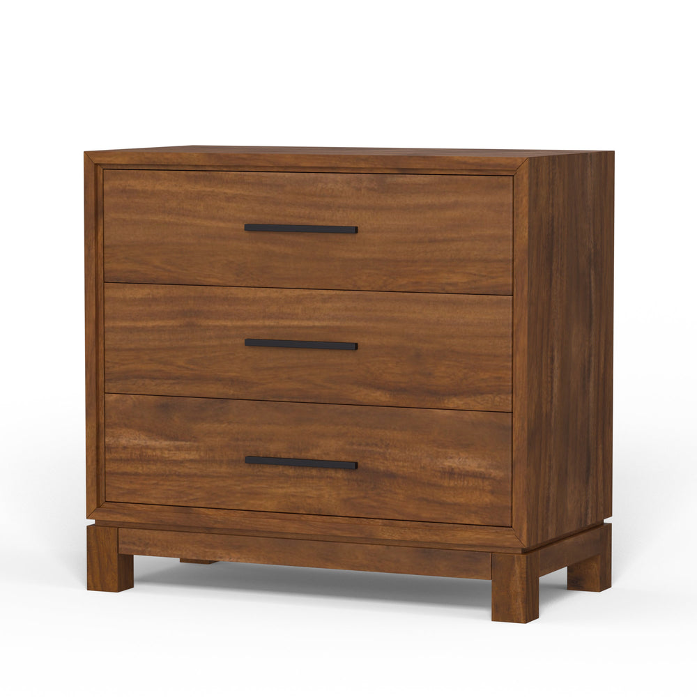 Nova Small Chest in Honey Maple - Fully Assembled Mahogany with Felt Lined Drawer & Dovetail Design