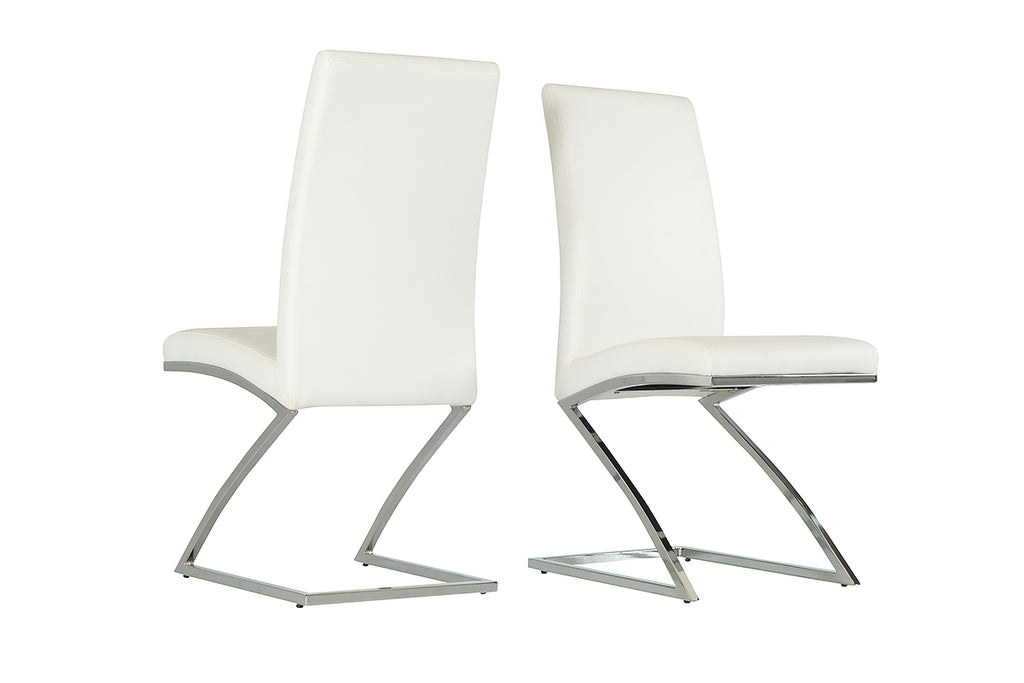 VIG Furniture Angora - Modern White Dining Chair (Set of 2) VGHR3168-WHT