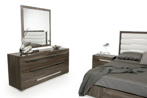 VIG Furniture Nova Domus Capulet Italian Modern Grey Mirror VGACCAPULET-MIR VGACCAPULET-MIR