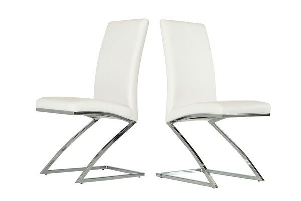 VIG Furniture Angora - Modern White Dining Chair (Set of 2) VGHR3168-WHT