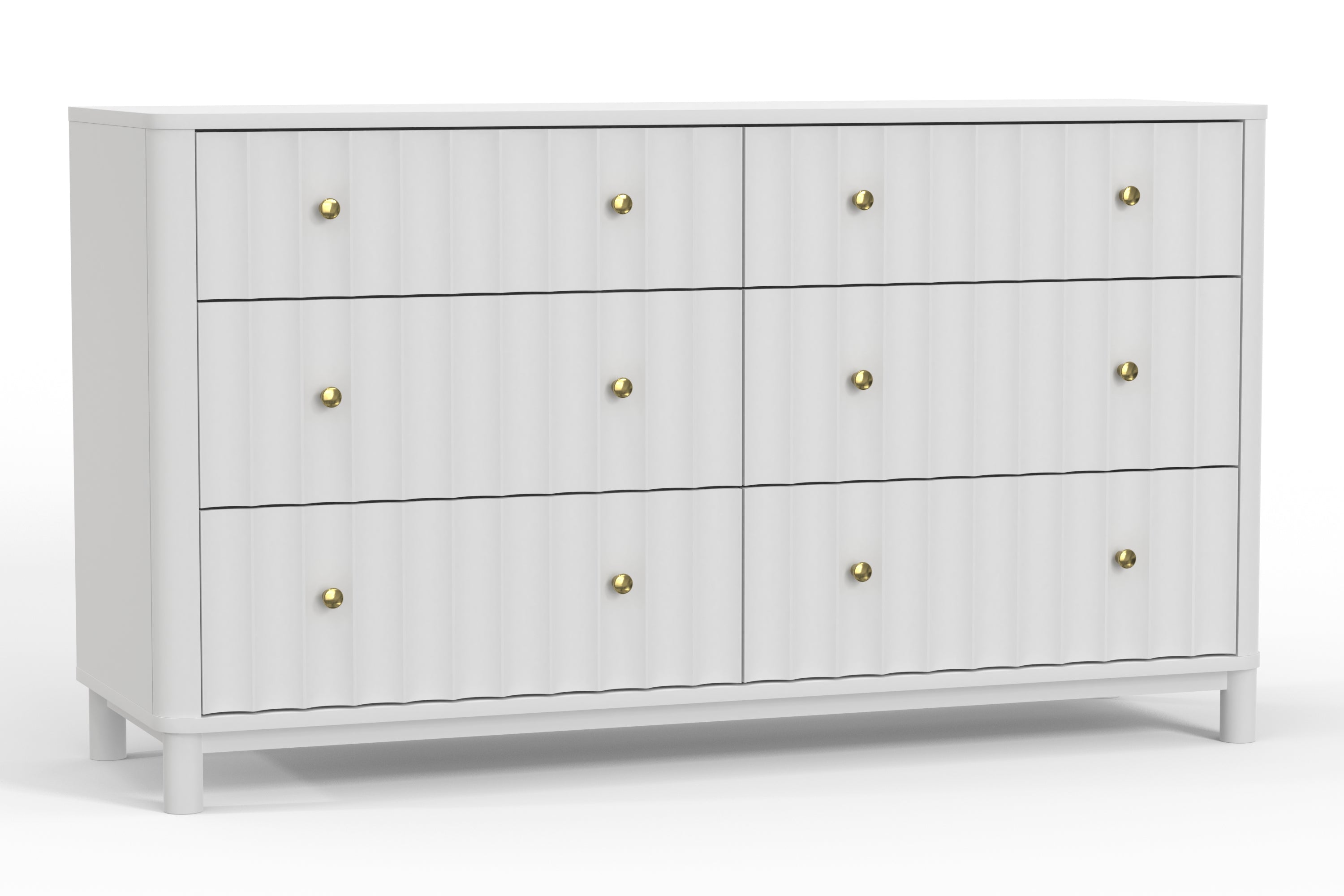 Alpine Furniture Stapleton 6 Drawer Dresser