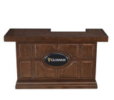ECI Furniture Guinness Deluxe Bar Complete, Distressed Walnut Distressed Walnut Wood solids and veneers