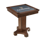 Guinness Bar Height Flip Top Game Table Complete, Distressed Walnut