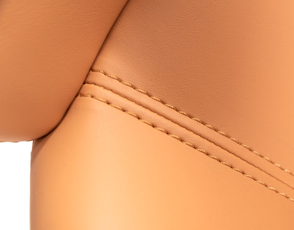 VIG Furniture Modrest Ogden - Modern Peach & Rosegold Dining Armchair VGCS-ACH-17193