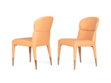 VIG Furniture Modrest Ogden - Modern Peach & Rosegold Dining Chair (Set of 2) VGCS-CH-17193