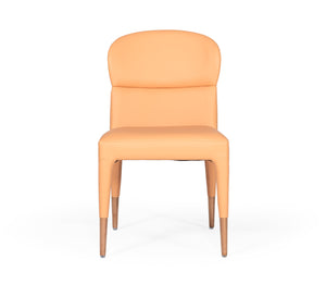 VIG Furniture Modrest Ogden - Modern Peach & Rosegold Dining Chair (Set of 2) VGCS-CH-17193
