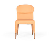 VIG Furniture Modrest Ogden - Modern Peach & Rosegold Dining Chair (Set of 2) VGCS-CH-17193