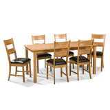 Intercon Family Dining Transitional Four Leg Table FD-TA-L3678-CNT-C FD-TA-L3678-CNT-C