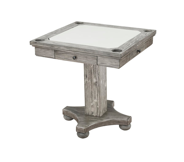 ECI Furniture PGA 36" Flip Top Counter Height Game Table Complete, Distressed Gray Distressed Gray Hardwood solids and veneers