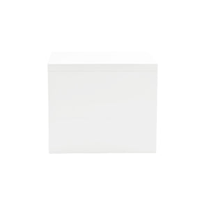 Abby Side Table in High Gloss White
