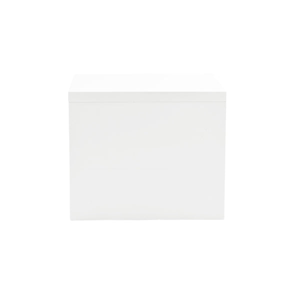Abby Side Table in High Gloss White