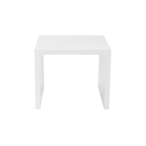 Abby Side Table in High Gloss White