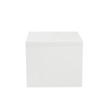 Abby Side Table in High Gloss White