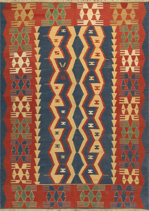 Pasargad Kilim Collection Hand-Woven Wool Area Rug 097368-PASARGAD