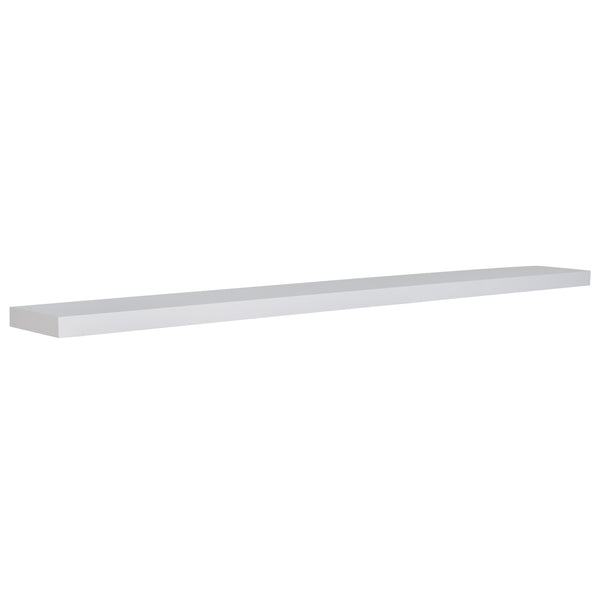Barney 75" Floating Shelf/Shelving in White
