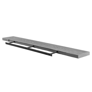 Barney 75" Floating Shelf/Shelving in Gray
