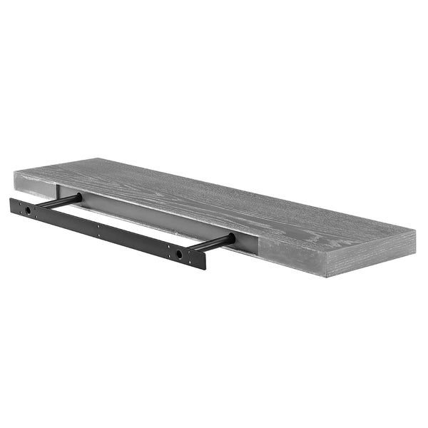 Barney 43" Floating Shelf/Shelving in Gray
