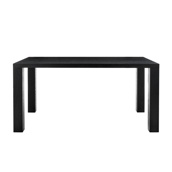 Abby 63" Rectangle Table in Matte Black