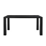 Abby 63" Rectangle Table in Matte Black