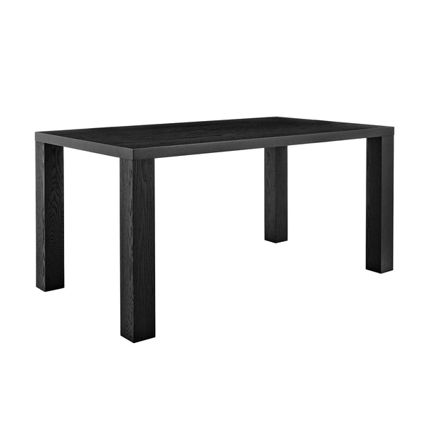 Abby 63" Rectangle Table in Matte Black