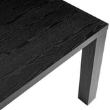 Abby 63" Rectangle Table in Matte Black