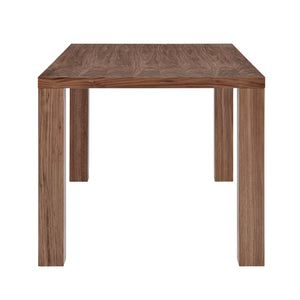 Abby 63" Rectangle Table in Walnut