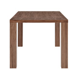 Abby 63" Rectangle Table in Walnut