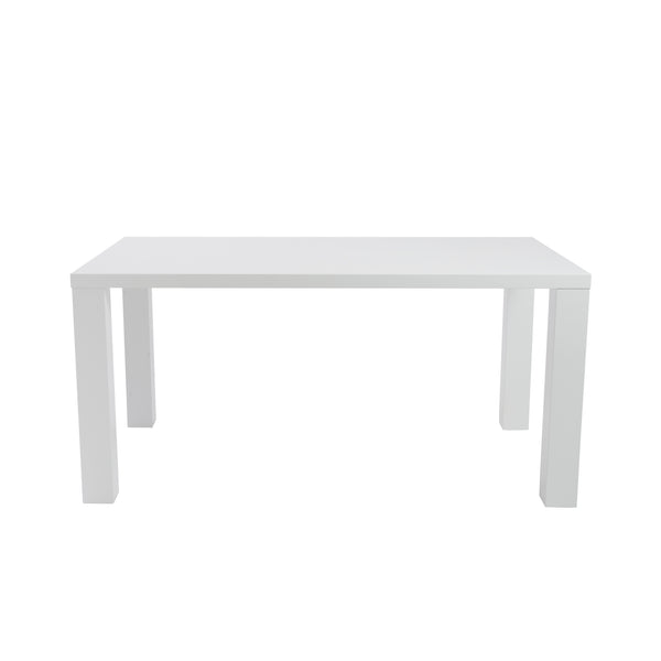 Abby 63" Dining Table in White