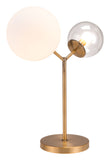 Constance Steel, Glass Modern Commercial Grade Table Lamp