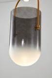 Bethel Gold Single Pendant Lighting in Metal & Glass