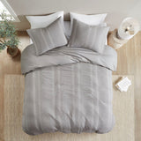 Darby Casual 3 Piece Cotton Gauze Waffle Weave Duvet Cover Set