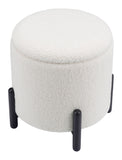 Zuo Modern Calistoga 100% Polyester, Plywood, MDF, Beech Wood Modern Ottoman Ivory 100% Polyester, Plywood, MDF, Beech Wood