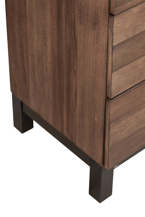 Weston Dresser - Rustic Pine Finish, 6 Spacious Drawers & Felt Lining for Cozy Bedroom Storage
