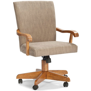 Intercon Classic Oak Chestnut Country Saratoga Game Chair SG-CH-3501-CNT-RTA SG-CH-3501-CNT-RTA