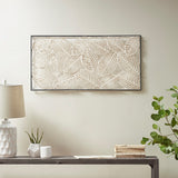 Paper Cloaked Leaves Transitional Metal Wall Decor