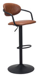 Kirby 100% Polyurethane, Plywood, Steel Modern Commercial Grade Barstool