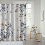 Madison Park Cassandra Casual 100% Cotton Printed Shower Curtain MP70-7842