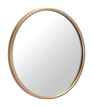 Zuo Modern Large Steel, MDF, Glass Modern Commercial Grade Mirror Gold Steel, MDF, Glass