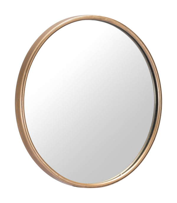 Zuo Modern Large Steel, MDF, Glass Modern Commercial Grade Mirror Gold Steel, MDF, Glass