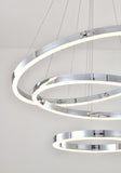 Bethel Chrome LED Chandelier in Metal