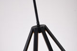 Bethel Black LED Chandelier in Metal & Silicone