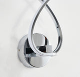 Bethel Chrome LED Wall Sconce in Aluminum