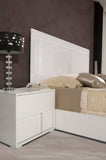 Queen Modrest Nicla Italian Modern White Bed