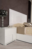 Queen Modrest Nicla Italian Modern White Bedroom Set