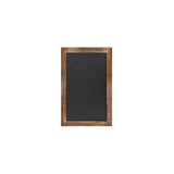English Elm EE1001 Rustic Commercial Grade Magnetic Wall Mounted Chalkboard - Set of 10 Torched Brown EEV-10547
