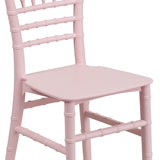 English Elm EE2088 Traditional Commercial Grade Kids Chiavari Chair Pink EEV-14864