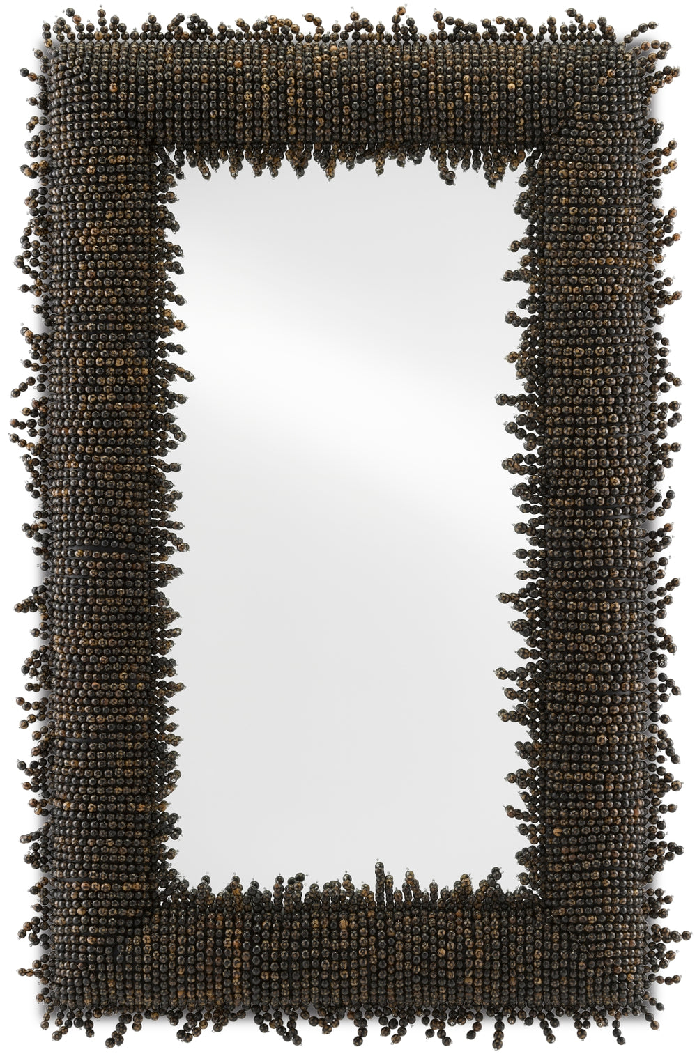 Pasay Large Mirror with Unique Buri Bead Frame – Stylish Decor for Indoor Spaces, 50” Height